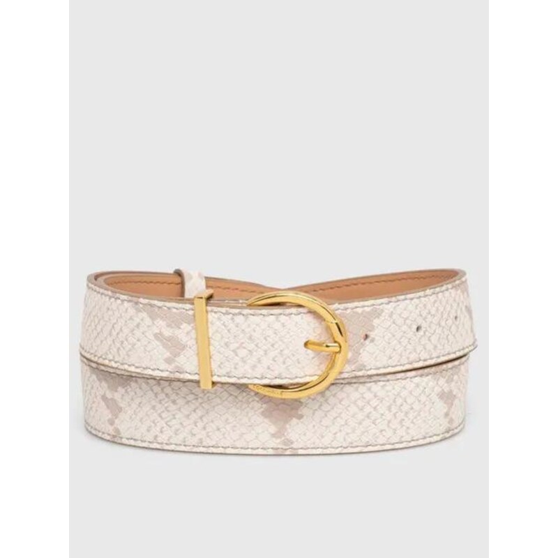 PÁSEK COCCINELLE BETH DELAVE SNAKE powder pink 100213637
