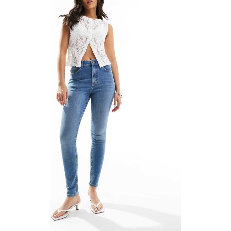 ASOS DESIGN ultimate skinny jeans in mid blue 100224993