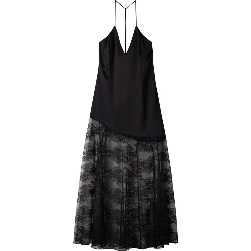 Bershka Šaty černá 109392433