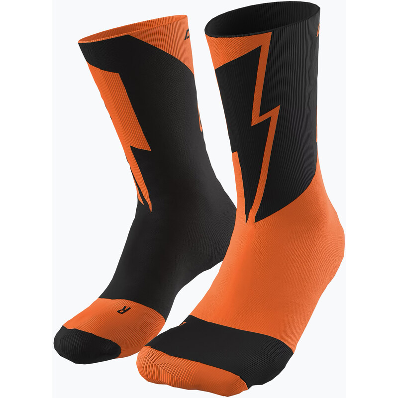 Běžecké ponožky DYNAFIT No Pain No Gain shocking orange