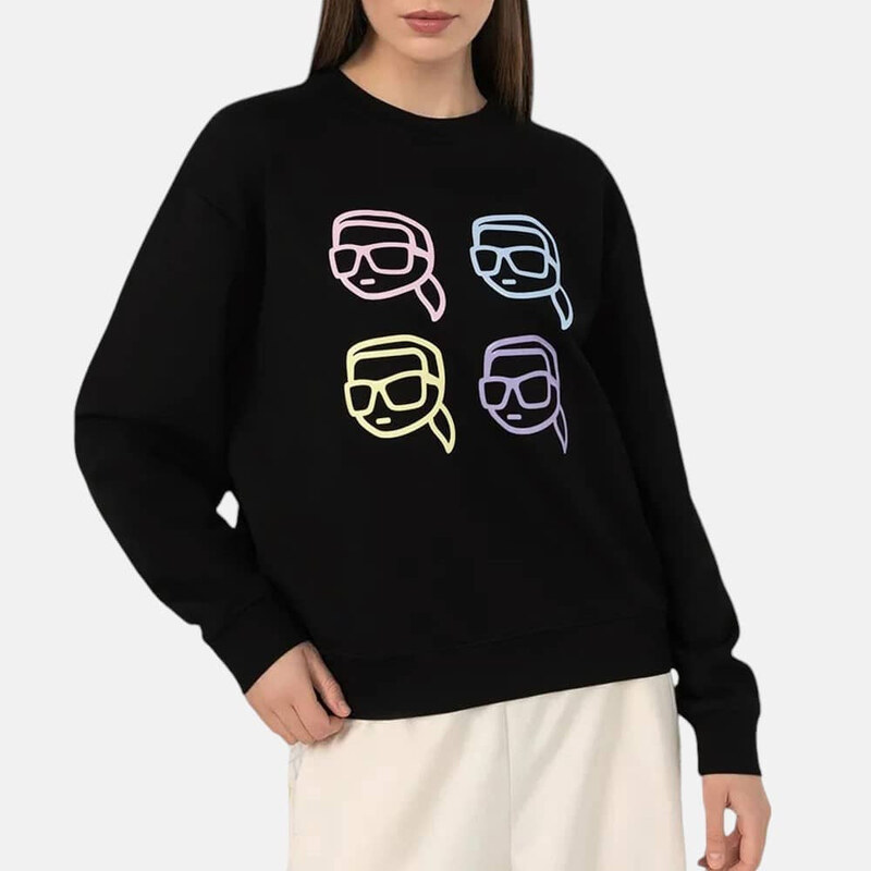 Dámská černá mikina Karl Lagerfeld 56023