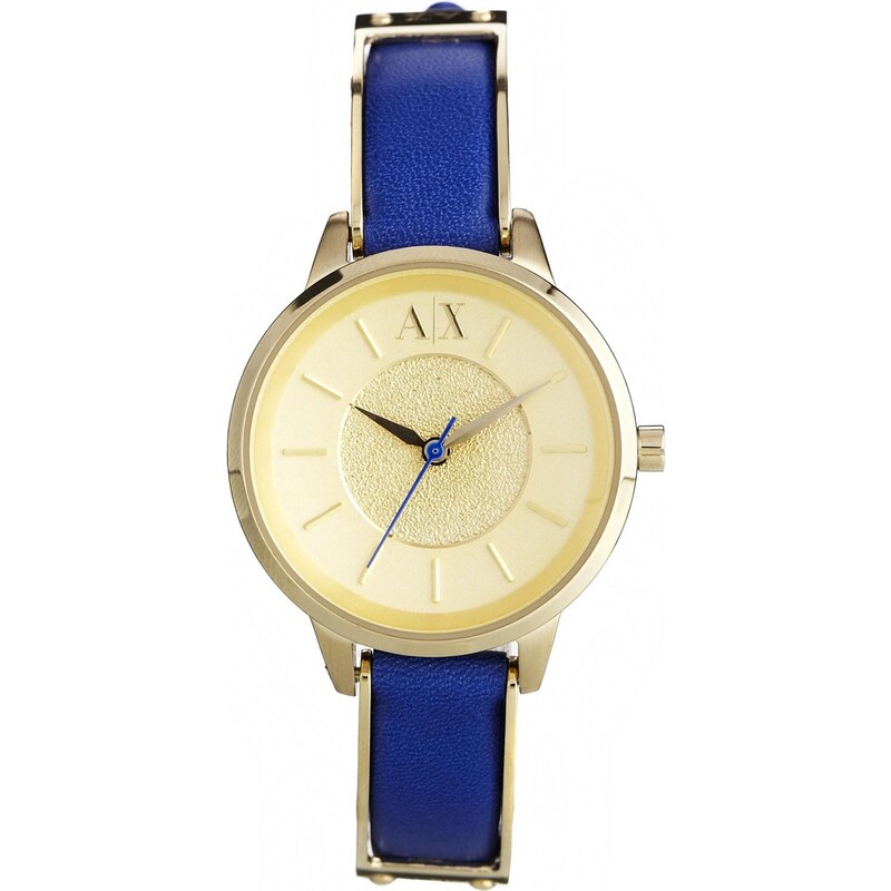 Armani Exchange Smart Blue & Gold Watch