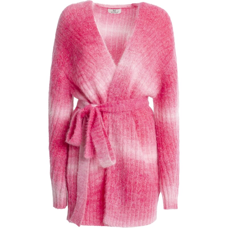 Influencer Kardigan pink / bílá