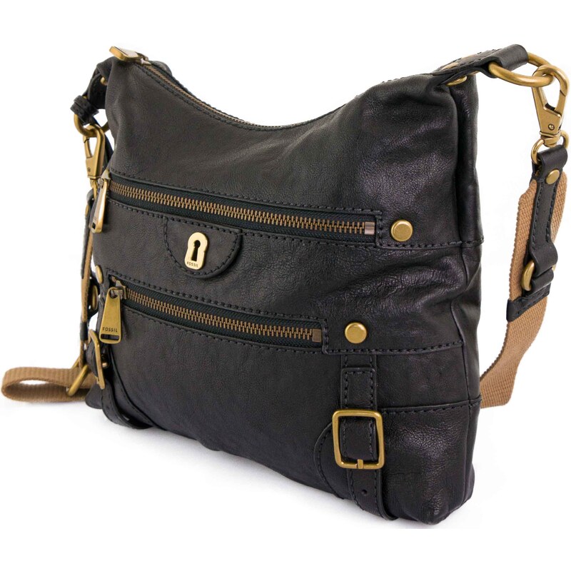 Kabelka Fossil Wmns Hand-Shoulderbag Emilia Zip Crossbody Black černá 100260010