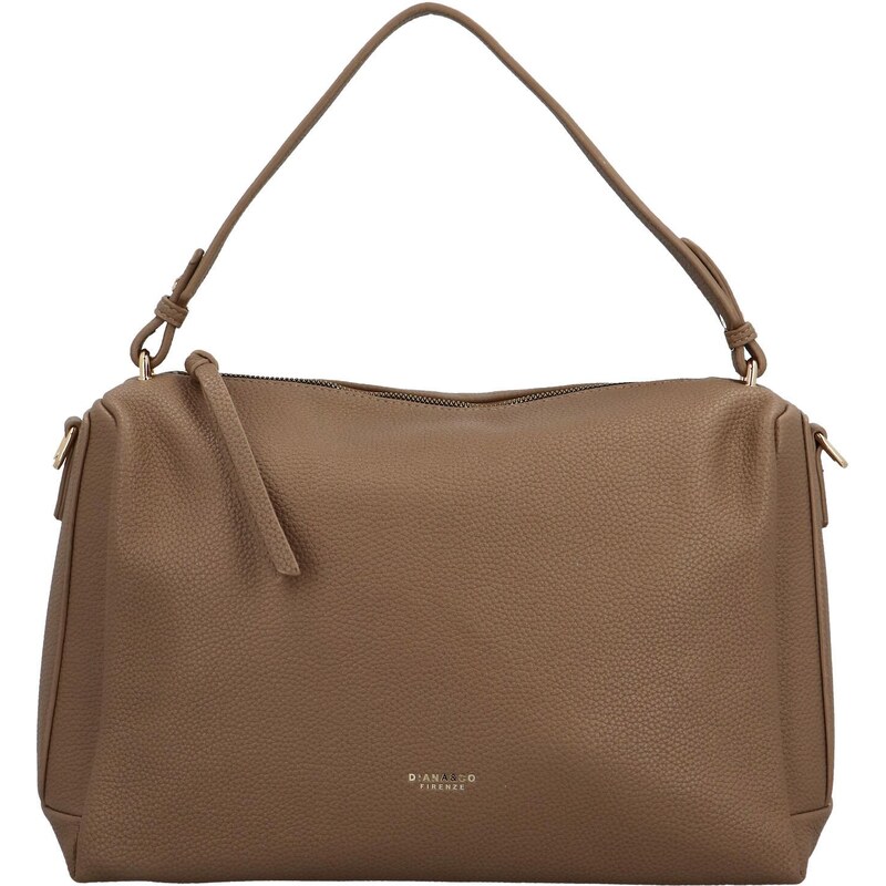 DIANA & CO Trendy dámská kabelka do ruky Arifa, taupe