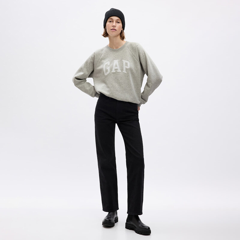Mikina GAP Logo Sweatshirt Light Heather Grey XL