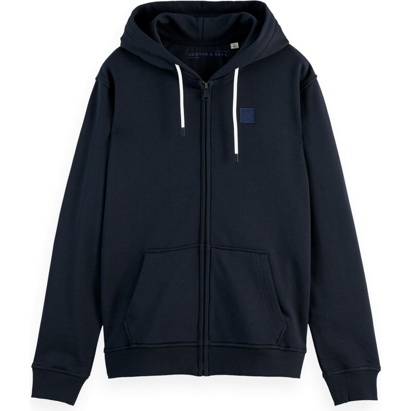 SCOTCH & SODA Mikina ESSENTIAL námořnická modř