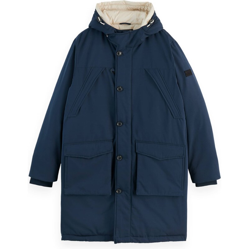 SCOTCH & SODA Přechodný kabát HERITAGE tmavě modrá