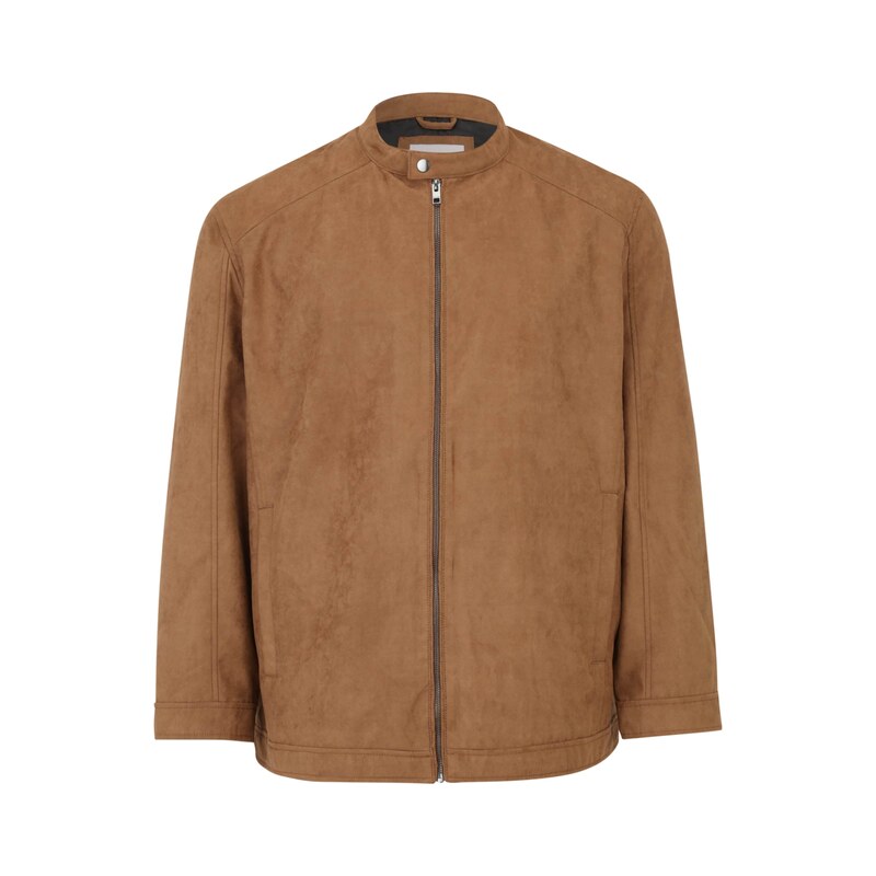 Jack & Jones Plus Přechodná bunda JJEDylan hnědá