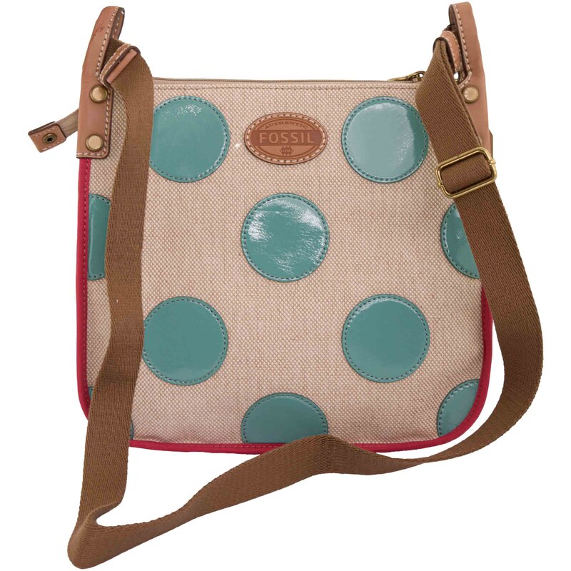 Kabelka Fossil Wmns Shoulderbag Key-Per Crossbody Aqua béžová 100279992
