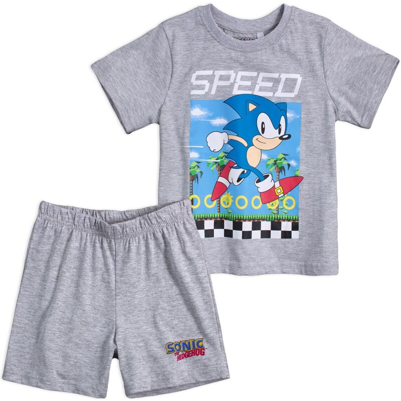 Chlapecké pyžamo SONIC SPEED šedé 100281976