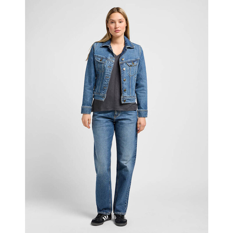 Džínová bunda LEE RIDER JACKET CLASSIC INDIGO 112341297 100288483