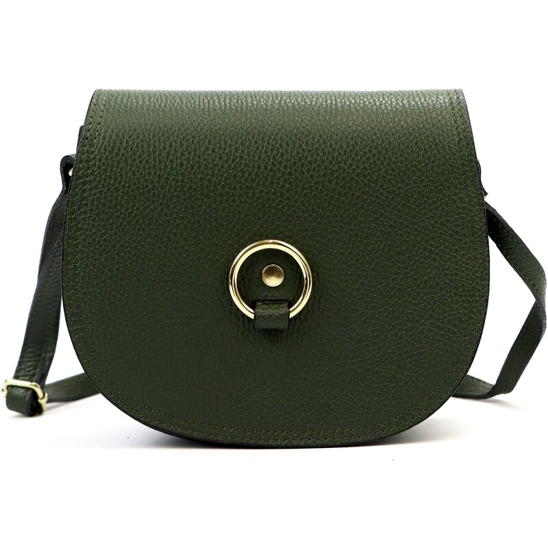 Kožená crossbody kabelka Florence 38 DL zelená 100289665