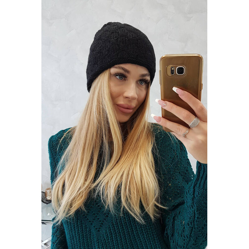 K-Fashion Čepice Agata K222 černá
