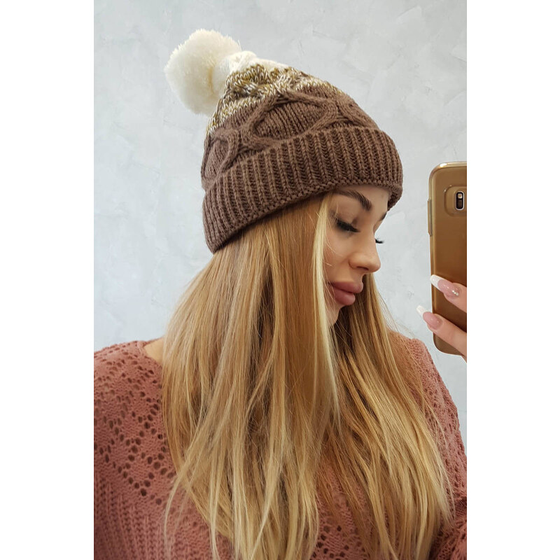 Fleecová čepice Alice model 18750251 - K-Fashion