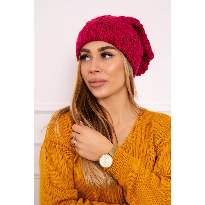 Motýlí čepice 2 model 18750279 fuchsiová - K-Fashion