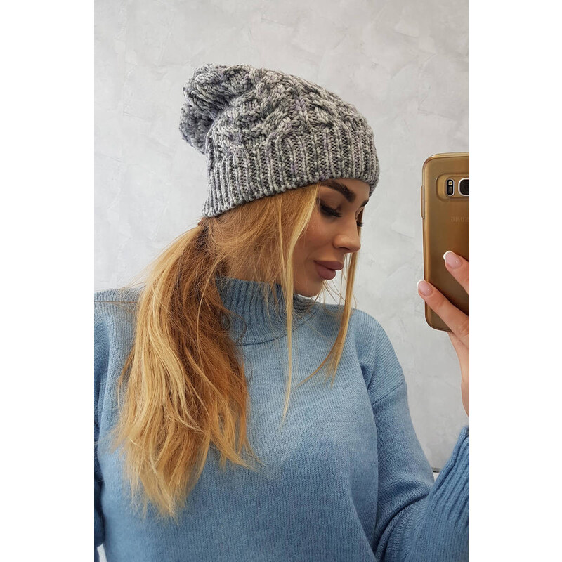 Fleecová čepice světle model 18751339 - K-Fashion