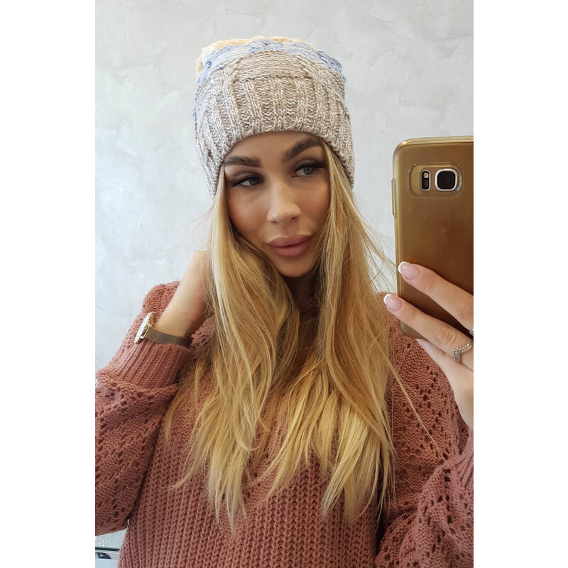 Fleecová čepice Dolores tmavě model 18751529 - K-Fashion