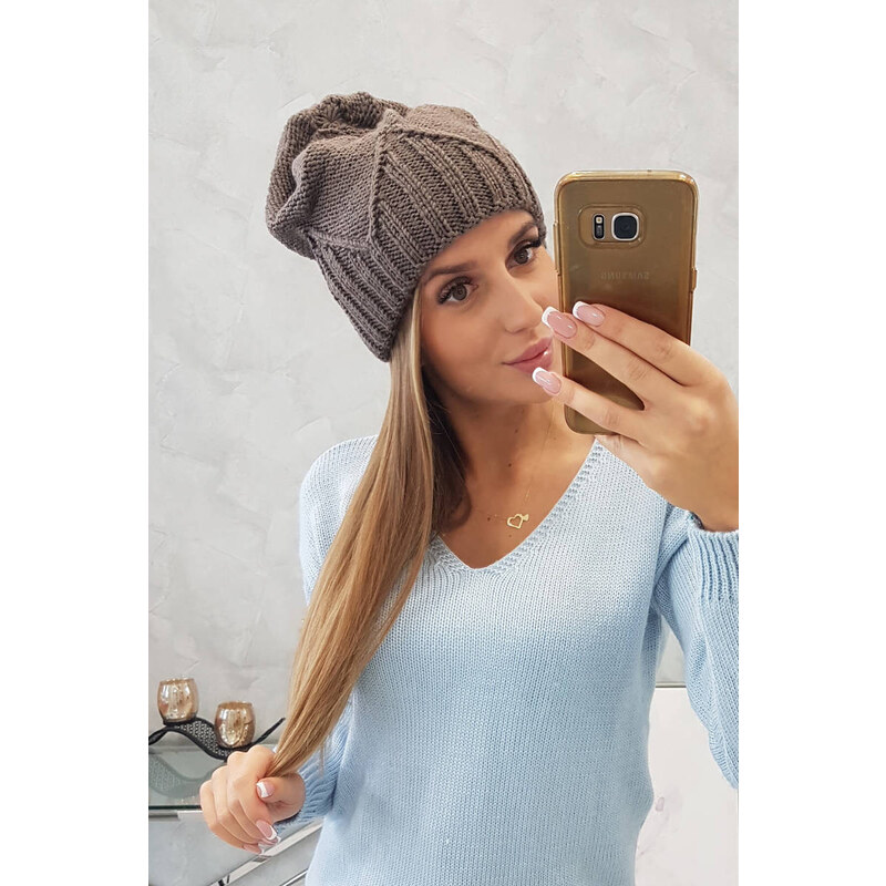 Dámská čepice Liliana model 18752213 cappuccino - K-Fashion