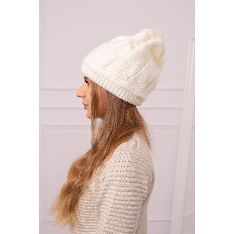 Dámský klobouk ecru model 18752319 - K-Fashion