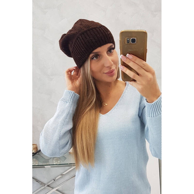 Dámská čepice Ingrid model 18752303 hnědá - K-Fashion