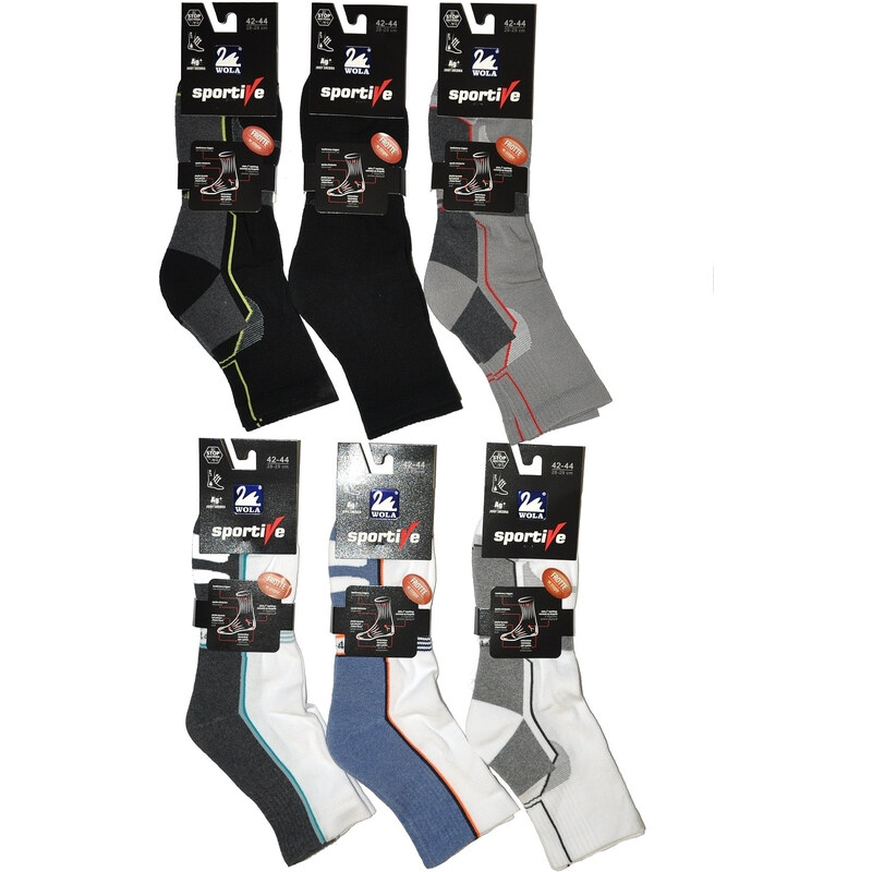 Gatta Ponožky Wola Sportive Frotte pánské vzorek W 941N6 AG+