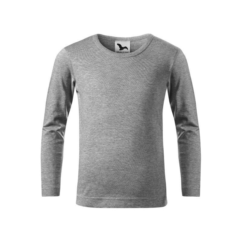 Tričko FitT LS Jr model 18688274 tmavě šedá melange - Malfini