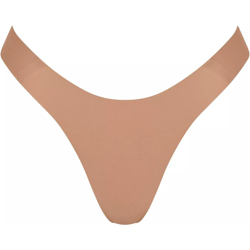 Dámská tanga ZERO Feel 2.0 Tiny tanga - BROWN - hnědé 00CM - SLOGGI 102942385