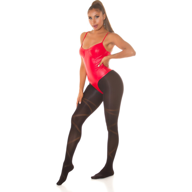sexy punčochové kalhoty černé model 20304444 - Koucla