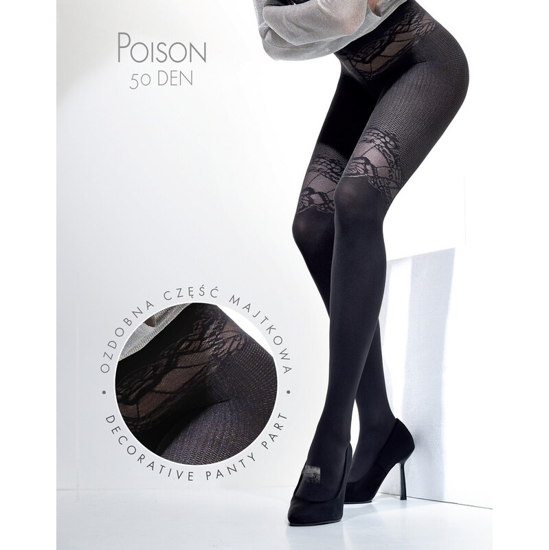 Knittex Poison 3D punčocháče 50 den 2-4 100319349