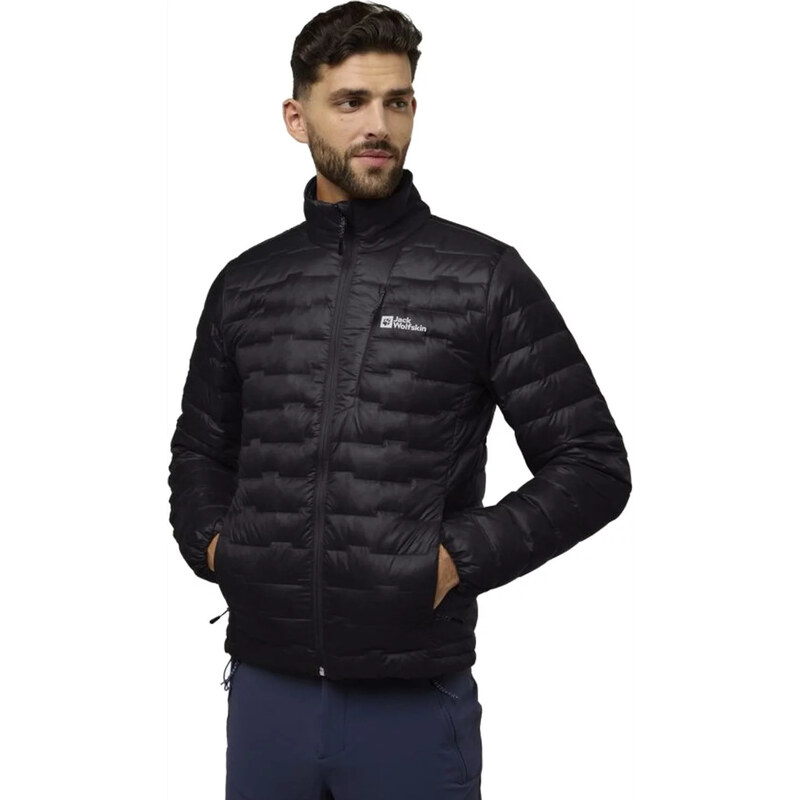 Černá pánská prošívaná bunda Jack Wolfskin Passamani Down M Jacket 110632226