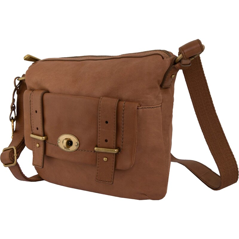 Kabelka Fossil Wmns Shoulderbag Mason Top Zip Camel hnědá 100328559
