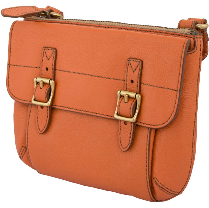 Kabelka FossilWmns Leder Shoulderbag Tate Top Light Orange oranžová 100328571