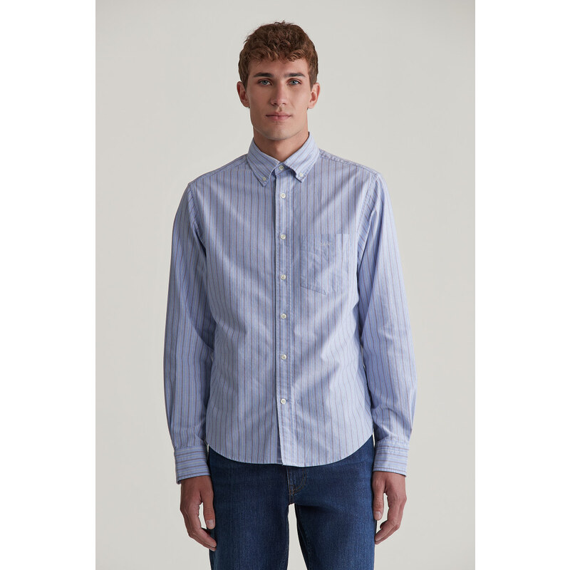 KOŠILE GANT REG OXFORD SHIRT MYOSOTIS BLUE