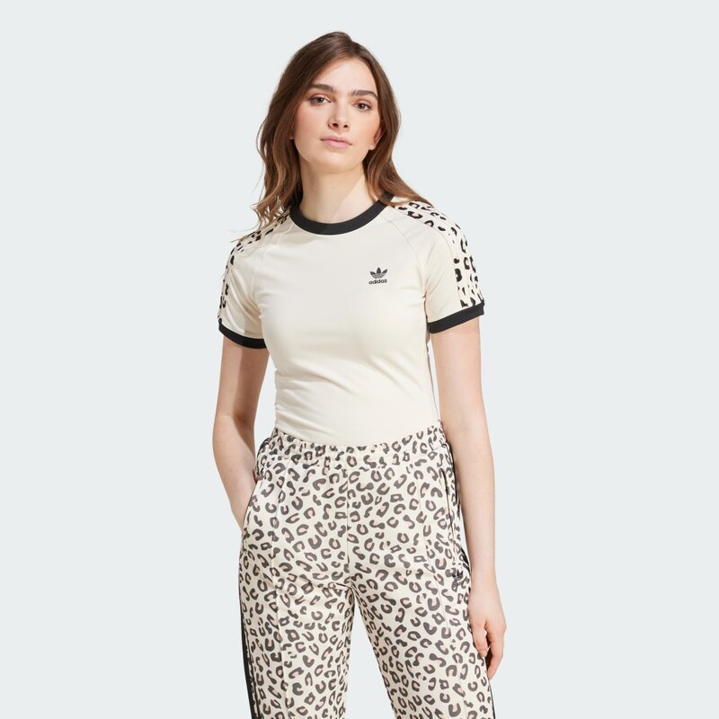 Adidas Tričko Leopard 3-Stripes 100330253