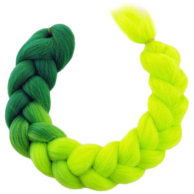 Flamenco Mystique Syntetické Ombre Vlasy pro Copánky, 100g, 120cm, 91918867