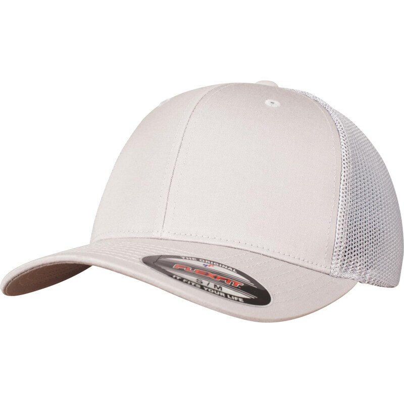 Flexfit Mesh Trucker stříbrný