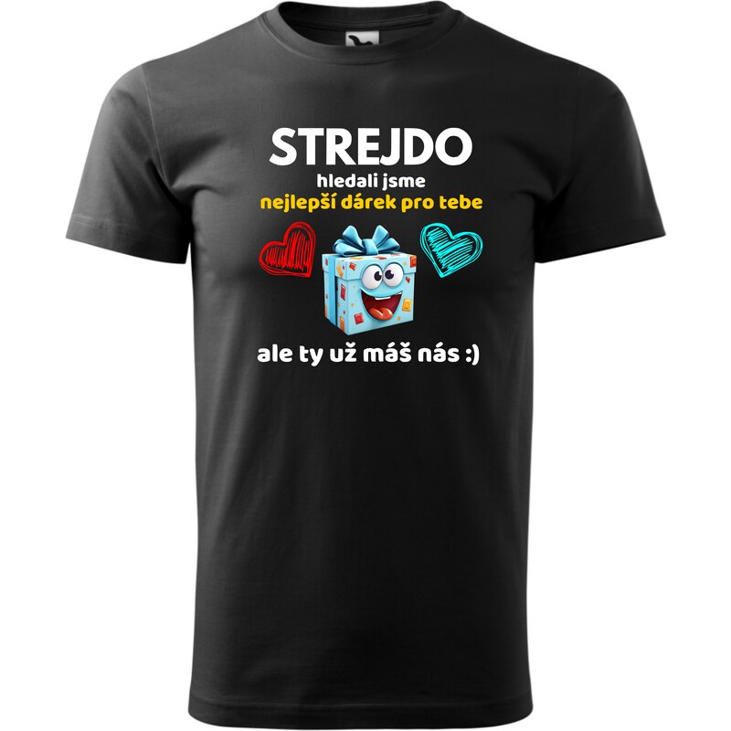Fenomeno Pánské tričko Strejdo už máš nás - černé