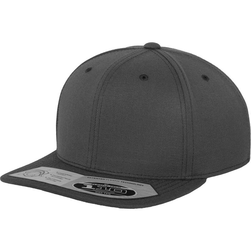 Flexfit 110 Fitted Snapback tmavě šedá