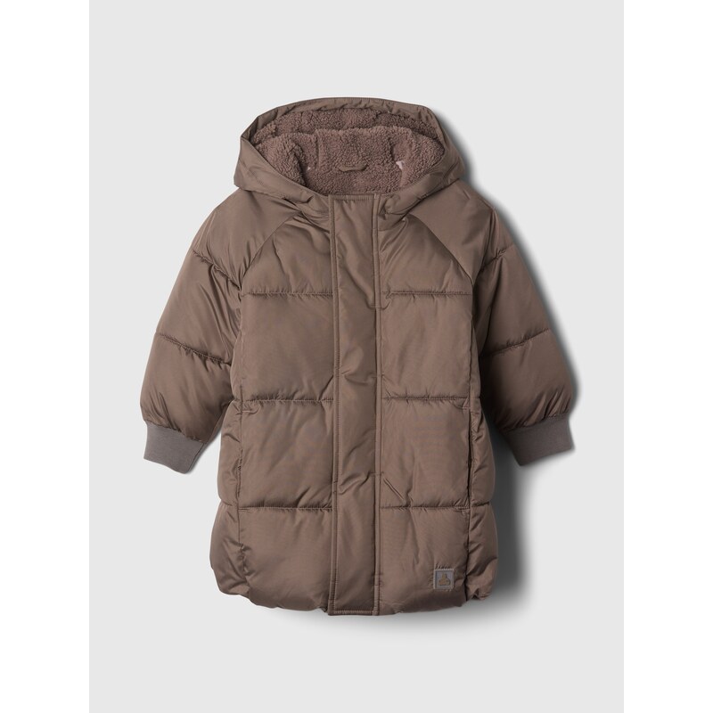 GAP Baby prošívaná nepromokavá parka PrimaLoft - Kluci