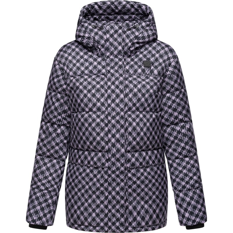 Ragwear Funkční bunda Wikesh noční modrá / lenvandulová
