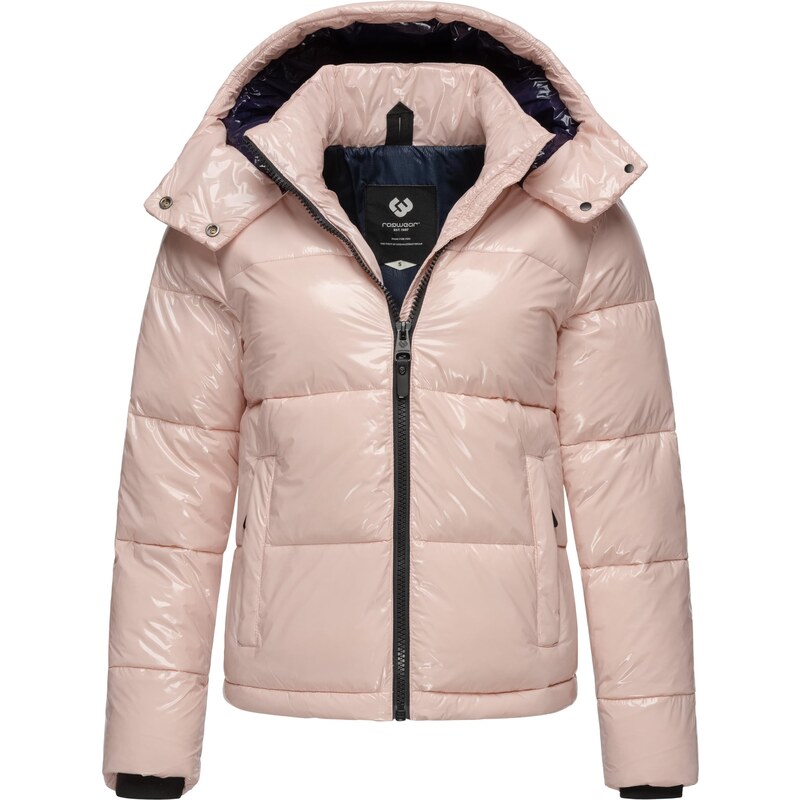 Ragwear Zimní bunda Roobie růže / černá