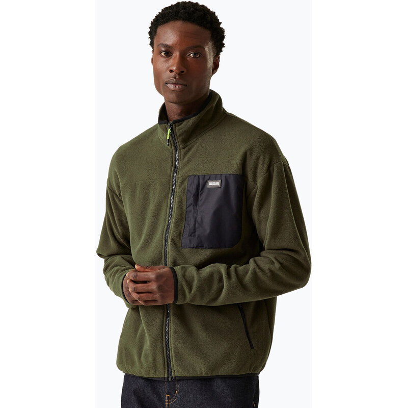Pánská fleecová mikina REGATTA Frankie Full Zip dark khaki