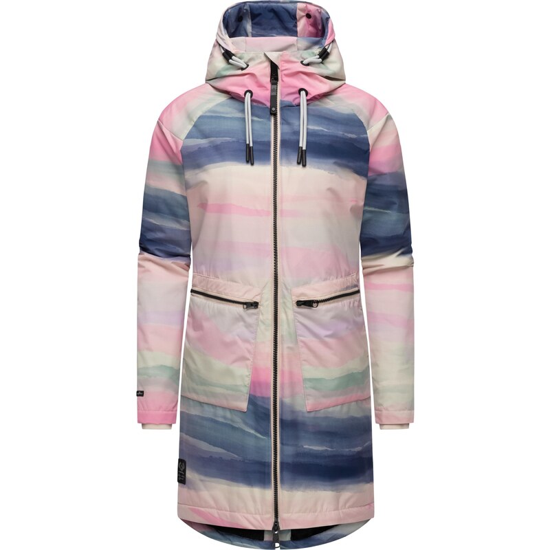 Ragwear Funkční kabát Holstic světle béžová / marine modrá / mátová / 101273897