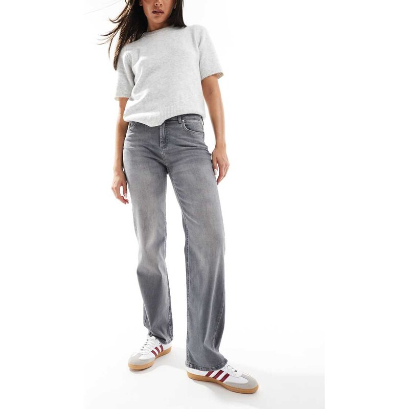 ONLY Blush straight leg jeans in grey