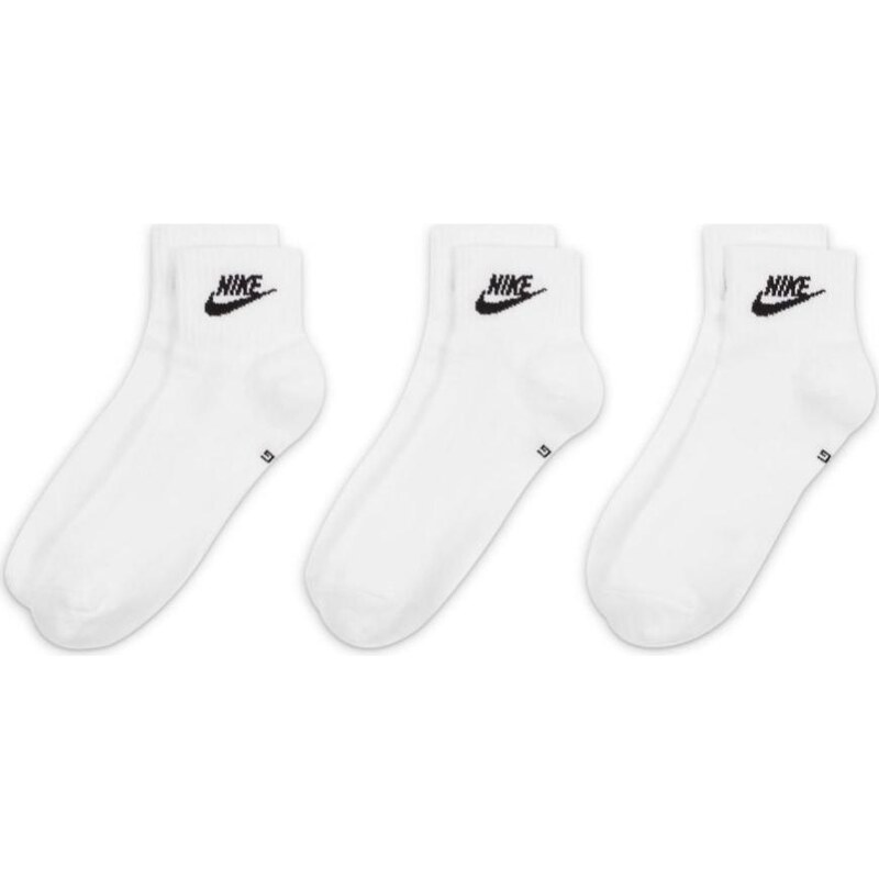 Nike Everyday Essential 3 pack ankle socks in white