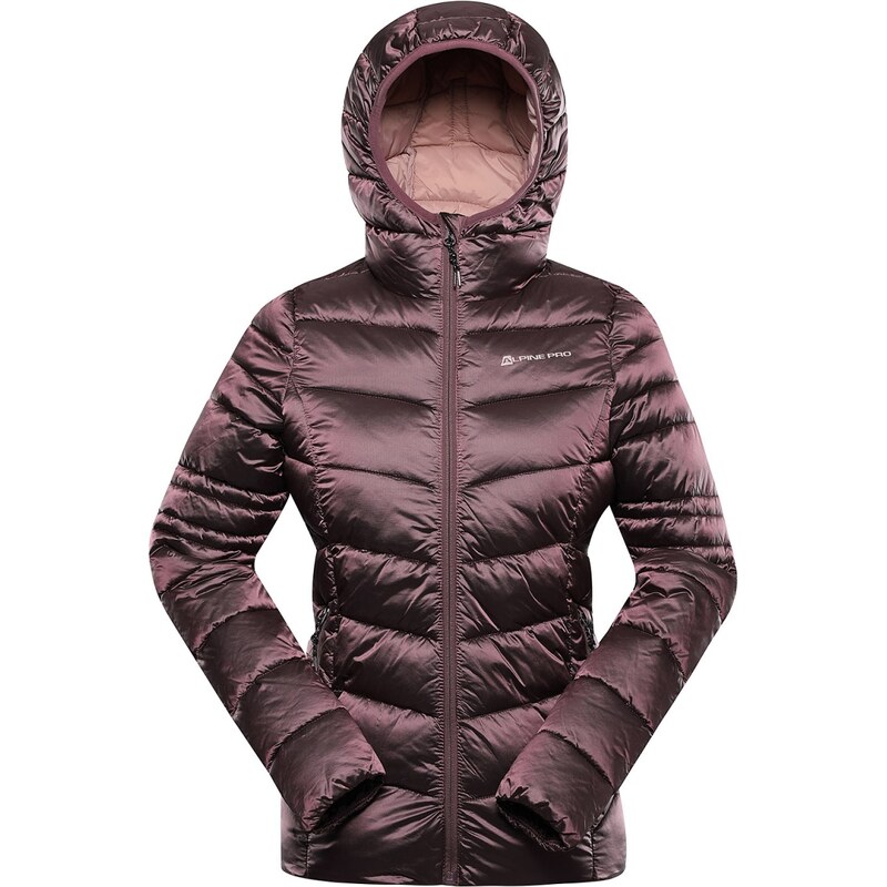 Dámská zimní bunda ALPINE PRO ROGA růžová 100362591