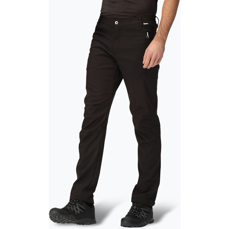 Pánské softshellové kalhoty REGATTA Geo Softshell II black