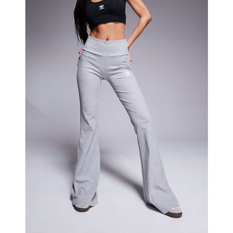 adidas Originals Essentials flared leggings in grey 100365609