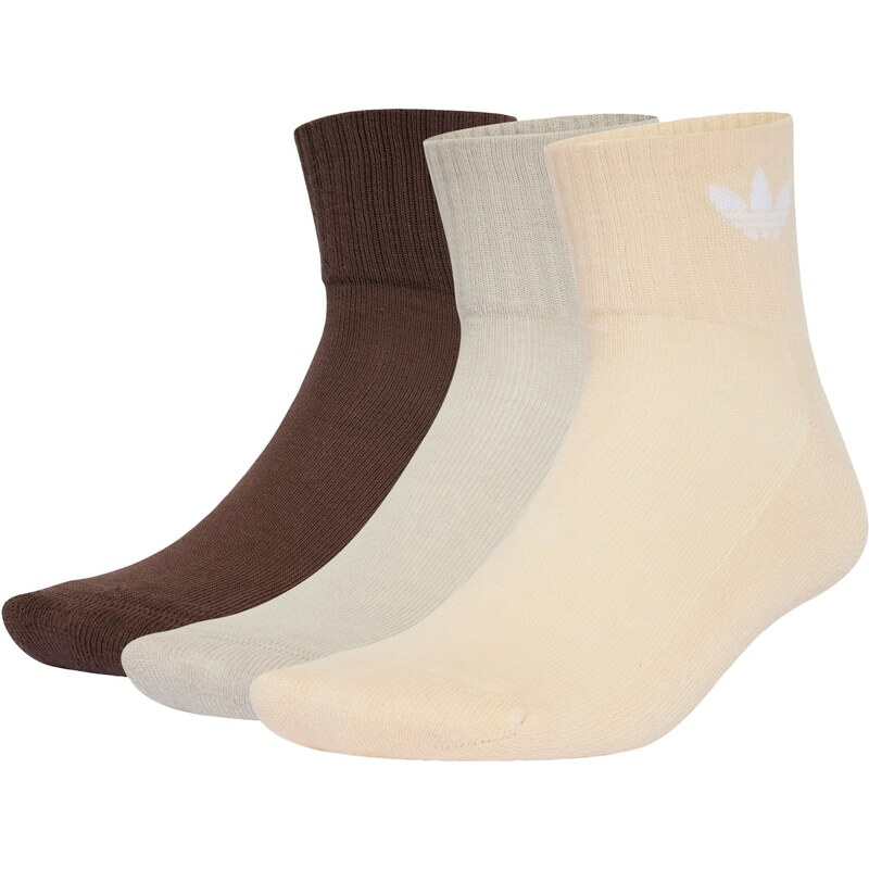ADIDAS ORIGINALS Ponožky Mid Ankle 6 Pairs béžová / písková /
